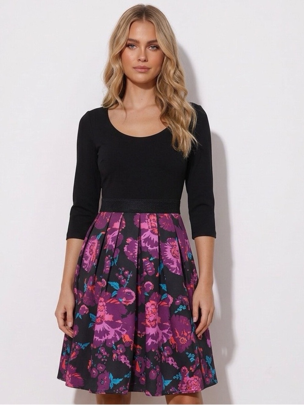 Plenty by Tracy Reese Eliza Caravaggio Floral Fit Flare Dress 2